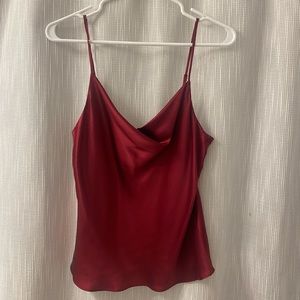 Intermix - Red Silk Top Size 6